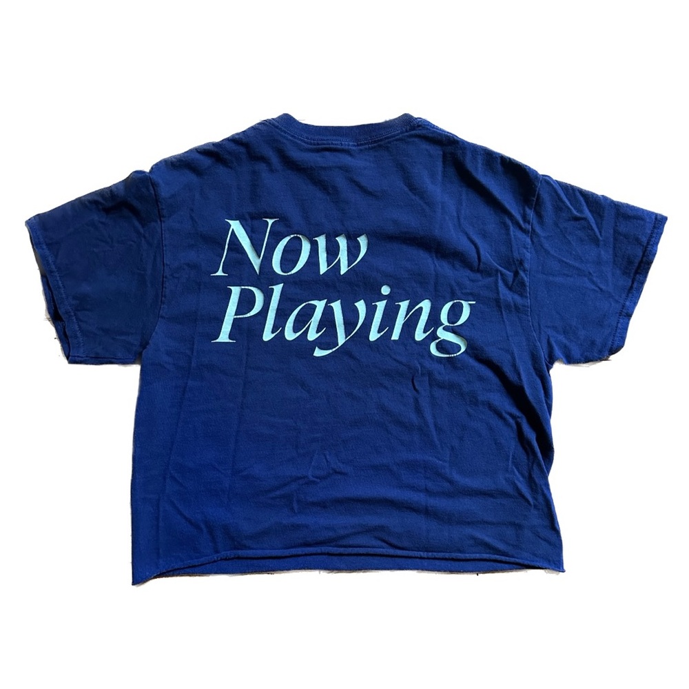 Kompakt Record Bar Crop Tee, Palace, Blue and Green, Women's, Rare